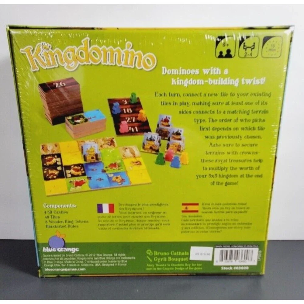 Blue Orange Games Kingdomino Board Game Spiel Des Jahres 03600 New in Package